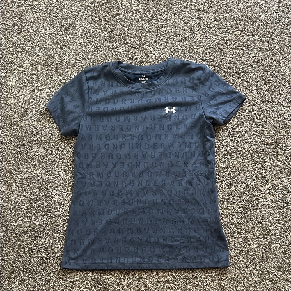 Under Armour Navy Logo Tee